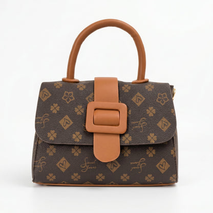 Sweet Years Mini Borsa a Tracolla in Ecopelle con Stampa Floreale