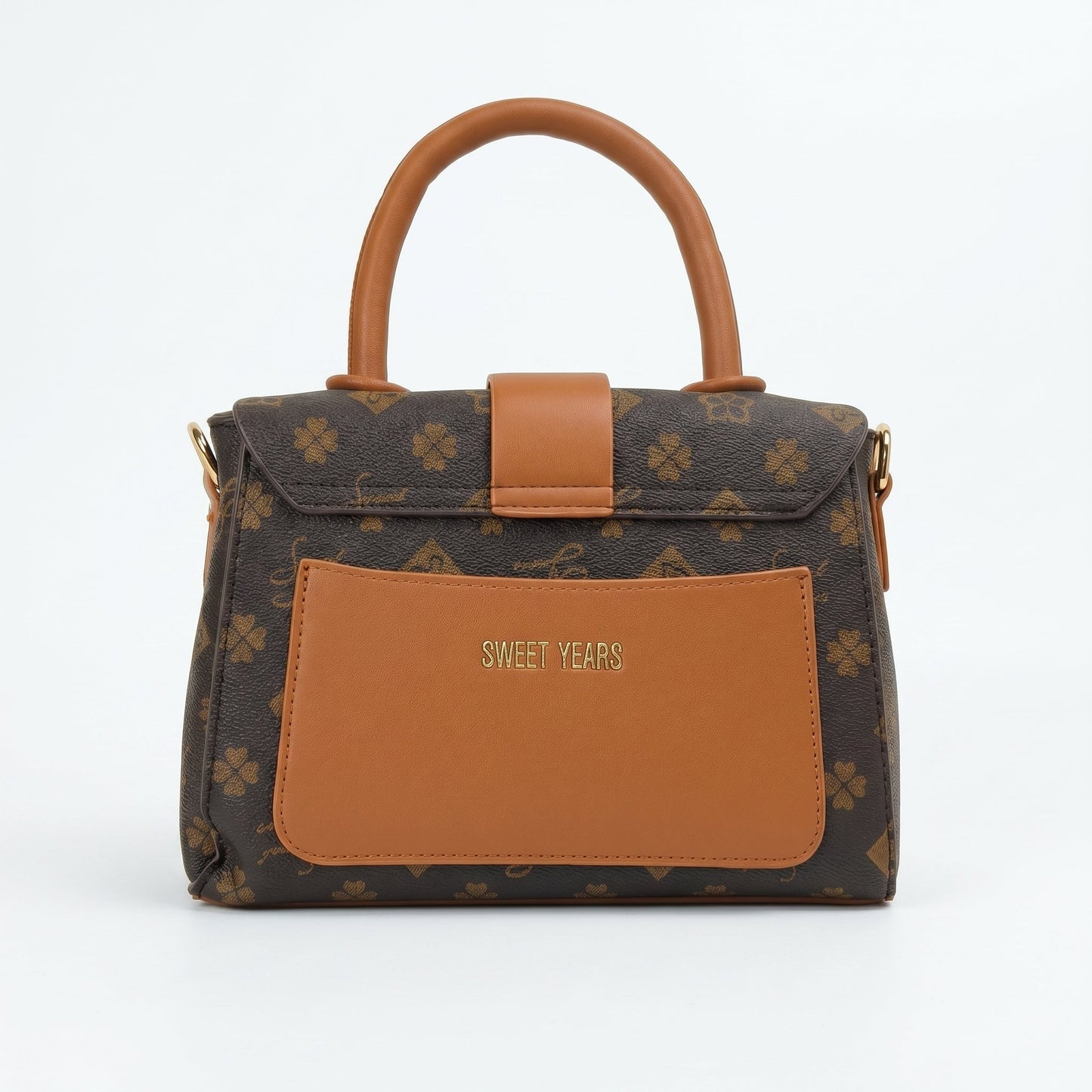 Sweet Years Mini Borsa a Tracolla in Ecopelle con Stampa Floreale