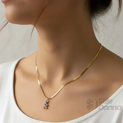 Stile Donna Bags - Sweetheart Collana con Ciondolo Orsetto