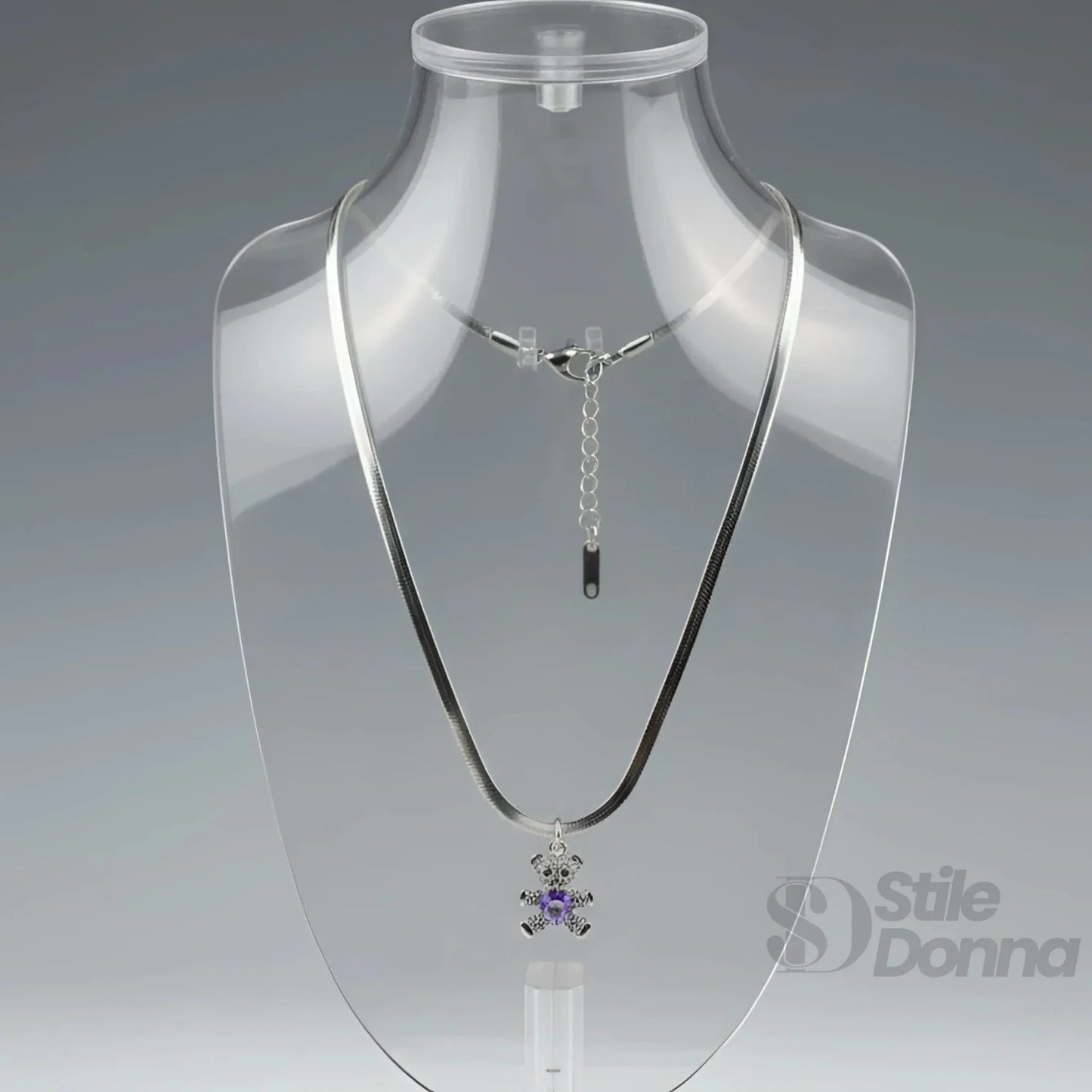 Stile Donna Bags - Sweetheart Collana con Ciondolo Orsetto