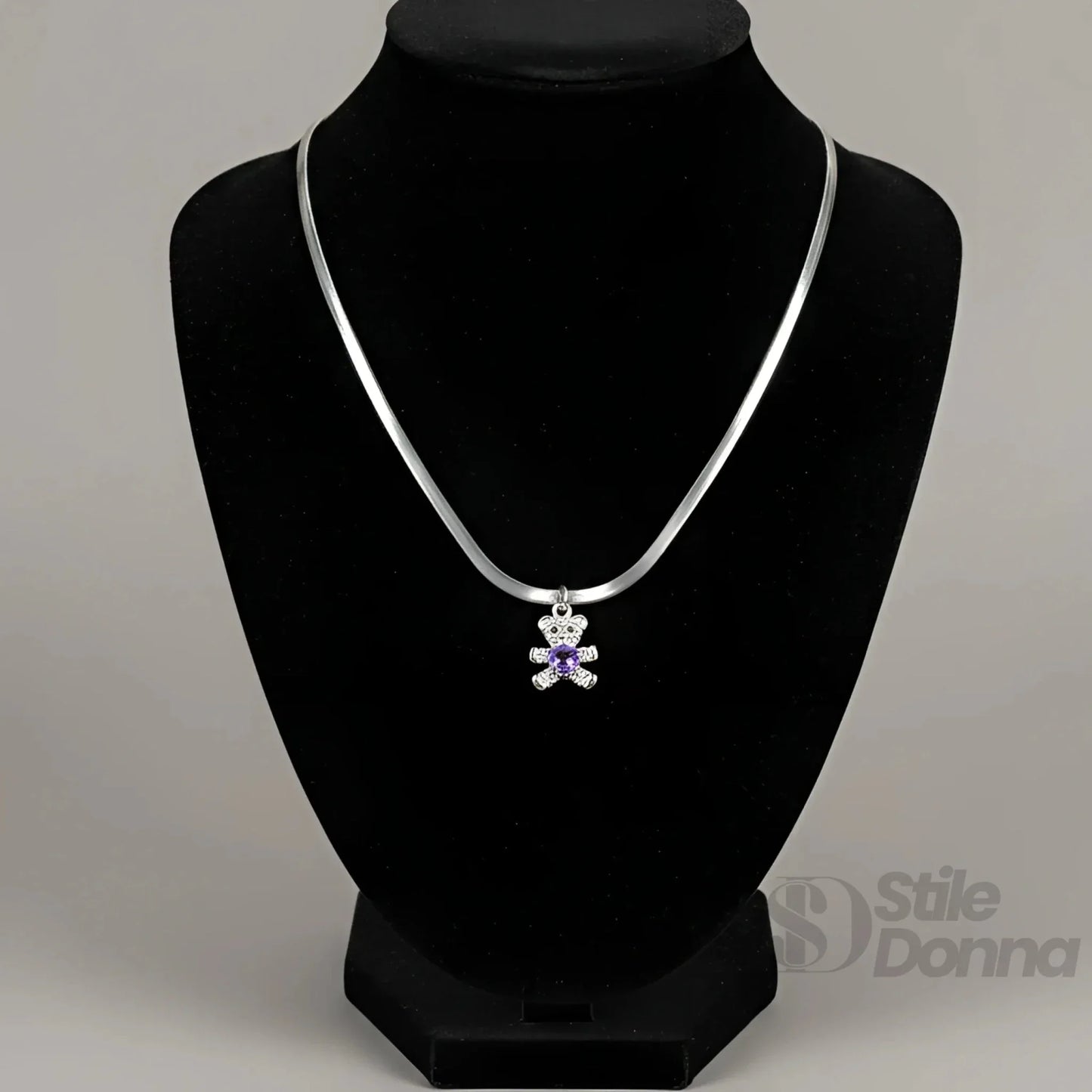 Stile Donna Bags - Sweetheart Collana con Ciondolo Orsetto