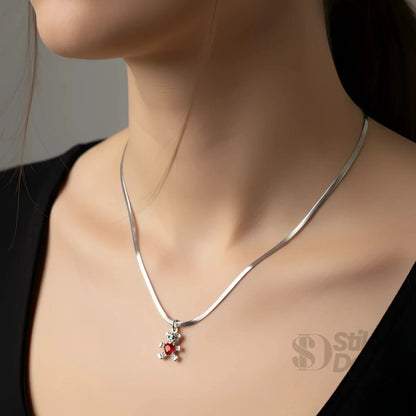 Stile Donna Bags - Sweetheart Collana con Ciondolo Orsetto