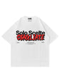 T-Shirt Bad Chose Bianca 200gr Oversize Cotone Made in Italy