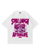 T-Shirt Bianca 220gr Oversize Cotone Made Italy AfterLife