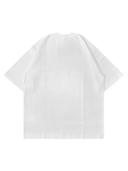 T-Shirt Bianca 220gr Oversize Cotone Made Italy AfterLife