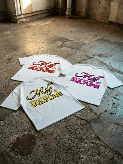 T-Shirt CULTURE 100% Cotone Made in Italy