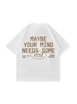 T-Shirt Bianca Rest Boxy Fit 100% Cotone