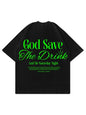 Black T-Shirt 100% Cotton Made in Italy Save Me