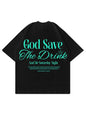 Black T-Shirt 100% Cotton Made in Italy Save Me