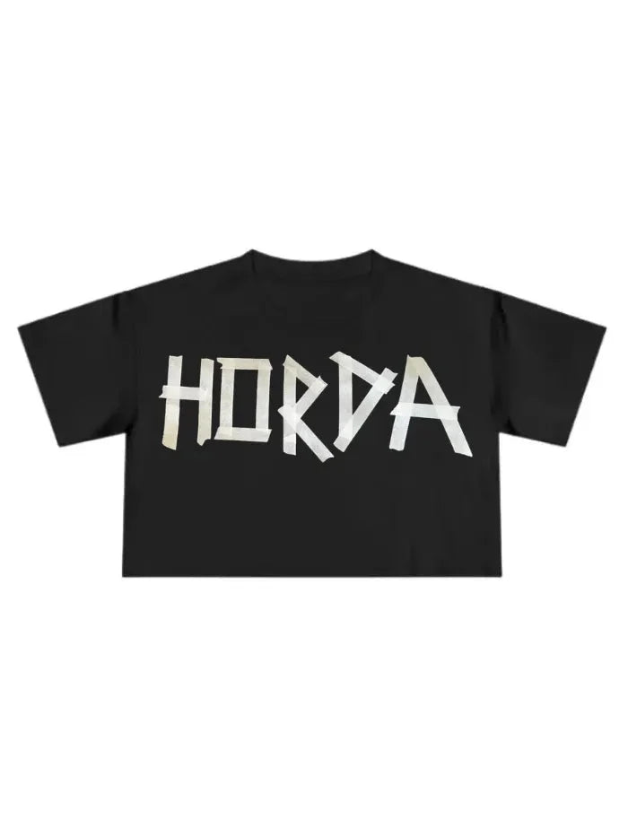 T-Shirt Donna Cropped Fit Nera Scotch | 100% Cotone