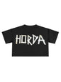 T-Shirt Donna Cropped Fit Nera Scotch | 100% Cotone