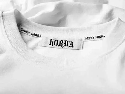 Horda X3 White Boxy Fit T-shirt 100% Cotton
