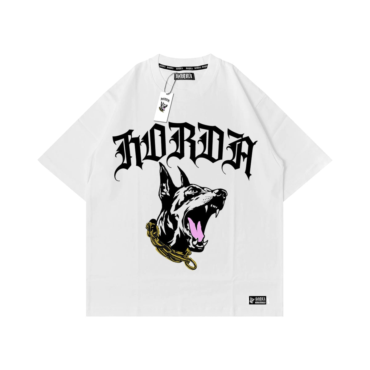 T-shirt 100% cotton Dobermann Gothic made in Italy