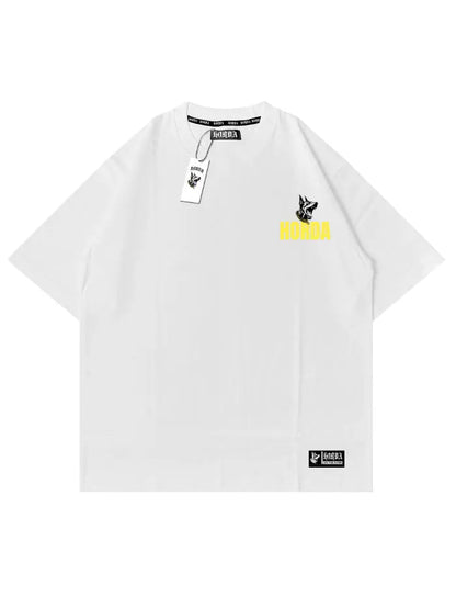 Horda X3 White Boxy Fit T-shirt 100% Cotton