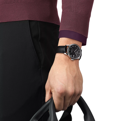 Tissot Le Locle Automatic Swiss Made Schwarz 39.3mm Lederarmband – T006.407.16.053.00