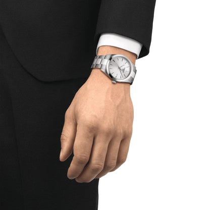 Tissot Gentleman Quartz Silver Argento 40mm Swiss Made T127.410.11.031.00