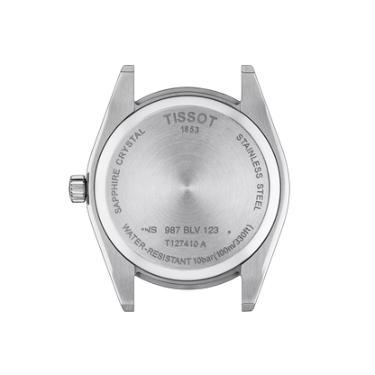 Tissot Gentleman T127.410.11.041.00 – Orologio uomo quarzo svizzero, quadrante blu, vetro zaffiro, cassa acciaio 40 mm