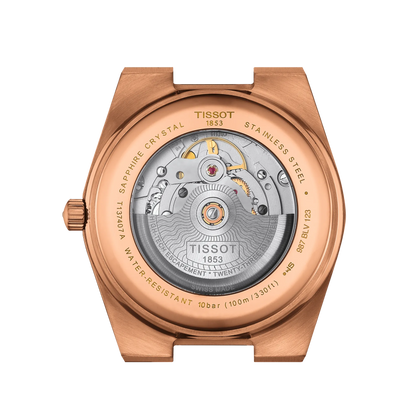 Tissot T137.407.33.041.00 – Automatico Swiss Made, cassa 40mm oro rosa, cinturino intercambiabile