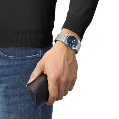 Tissot PRX Powermatic 80 T137.407.11.041.00 – Orologio automatico blu 40 mm, cassa acciaio, fondello a vista, vetro zaffiro