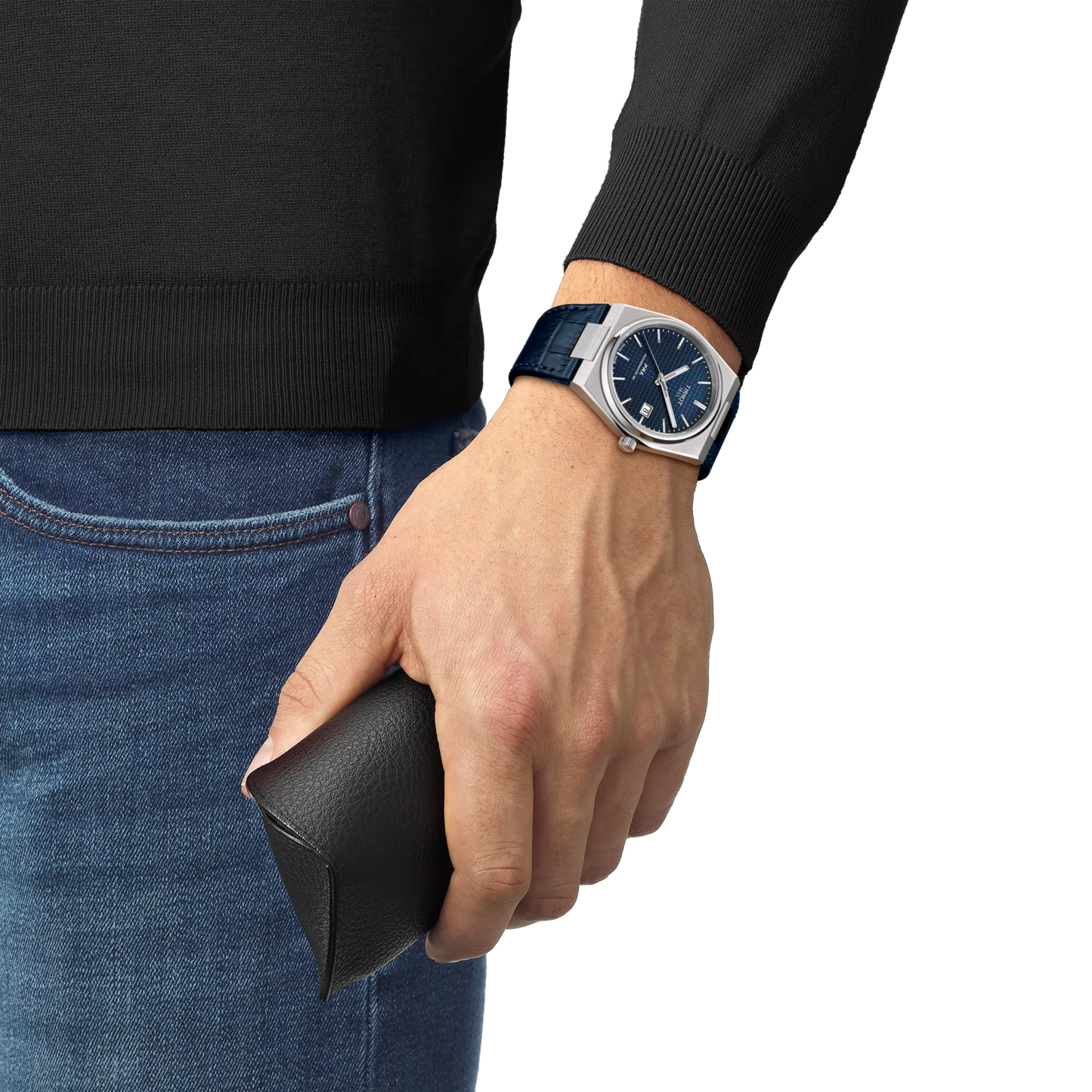 Tissot PRX Powermatic 80 Blau Leder 40mm – Ref. T137.407.16.041.00