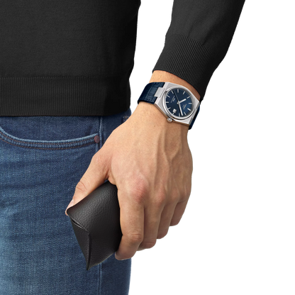 Tissot PRX Powermatic 80 Blau Leder 40mm – Ref. T137.407.16.041.00