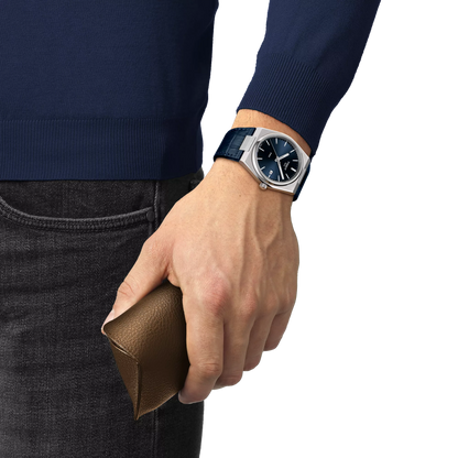 Tissot PRX 40mm Blu Pelle Quarzo – Ref. T137.410.16.041.00
