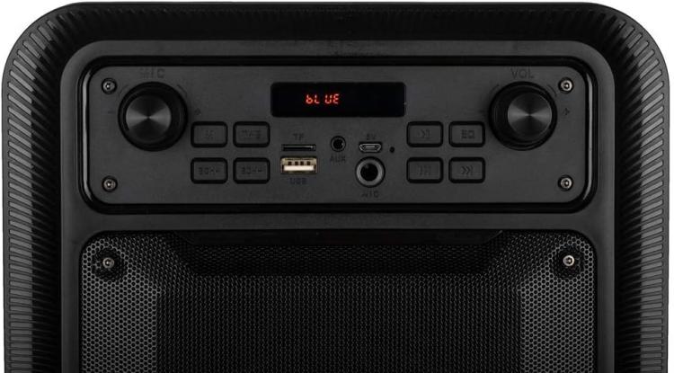 Ngs Speaker Rollerlingo Tragbarer Bluetooth TWS + Mikrofon 20W Schwarz