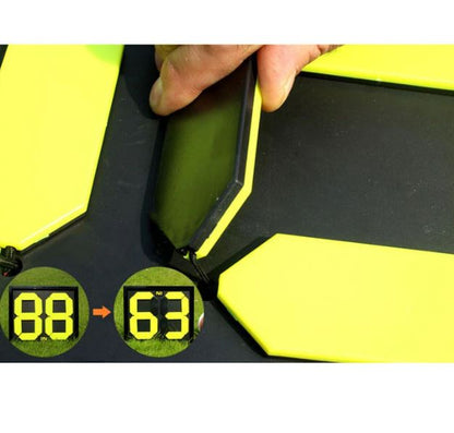 Tabellone Calcio Sport Sostituzioni Cambi Tabella Arbitro A 2 Cifre Fronte/Retro