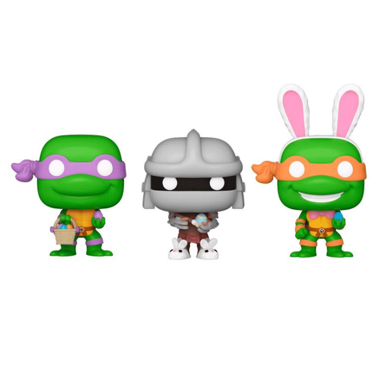 Funko Carrot Pocket Pop! Teenage Mutant Ninja Turtles Tmnt (Donatello-Shredder-Michelangelo)