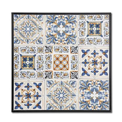 Tavolo in ceramica per esterni Mykonos, dimensioni 60x60x75h