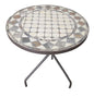 Wrought Iron Table with Mosaic – Round Ø100 cm