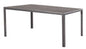 Tenerife Table 156x78x74h Grey Wood Effect with Metal Frame