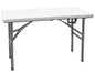 Folding table with carrying handle 122 x 60 x 74h cm