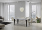 Extendable Dining Table Flame L.80 - Anthracite Frame