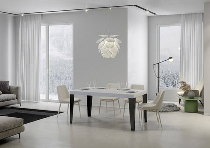 Flame Premium extendable table with anthracite legs and frame