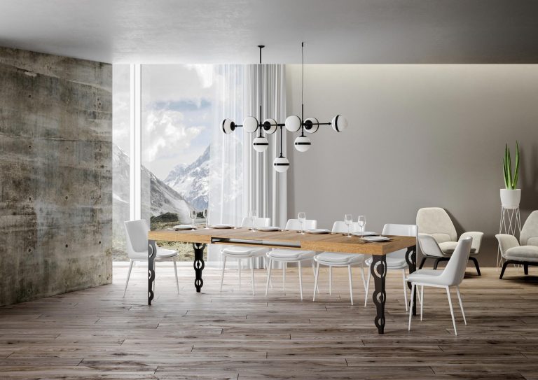 Extendable Table Karamay D.90 - Anthracite Frame