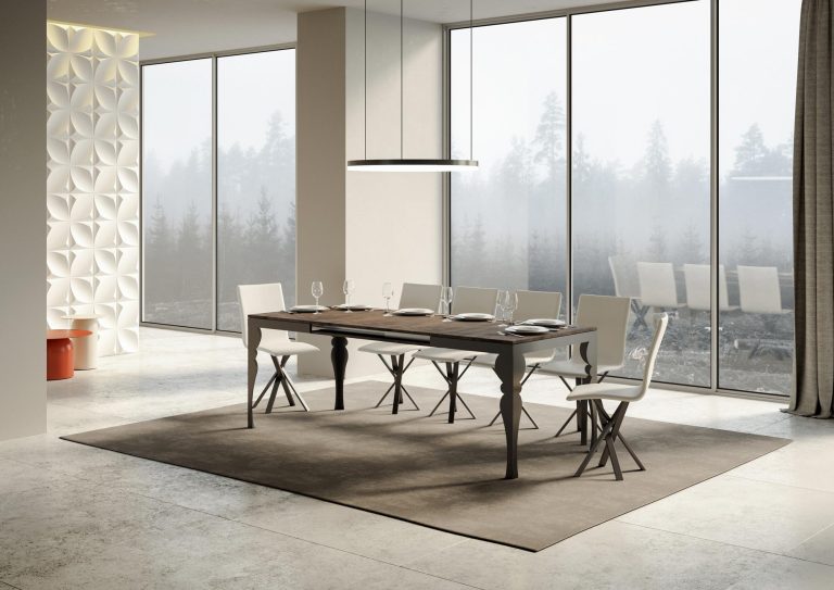 Ausziehbarer Tisch Paxon Evolution T.90 - Anthrazitgestell
