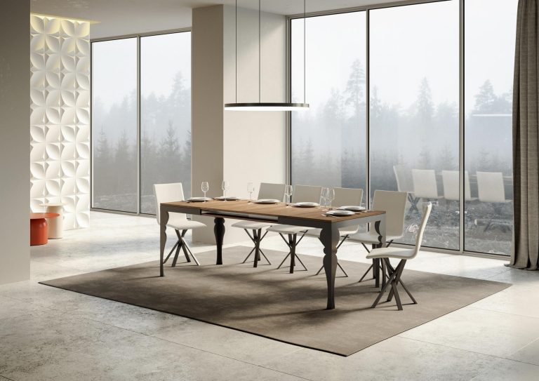 Ausziehbarer Tisch Paxon Evolution T.90 - Anthrazitgestell