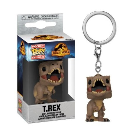 Funko Pop! Schlüsselanhänger Pocket Jurassic World - (T.Rex) Schlüsselanhänger Vinyl Figur 4cm