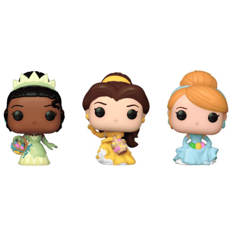 Funko Carrot Pocket Pop! Disney Prinzessin (Cinderella-Tiana-Belle) Figur 4 cm