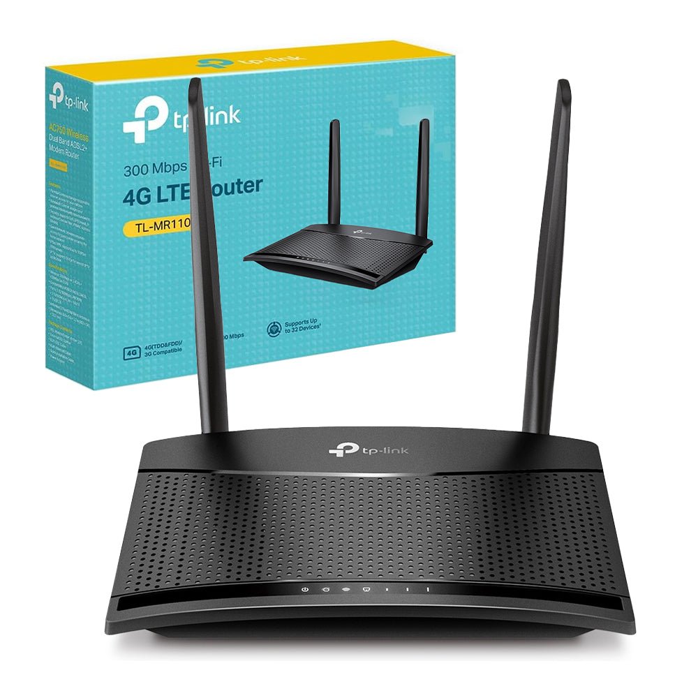 TL-MR110 Router WiFi con SIM 4G LTE CAT4 N300Mbps