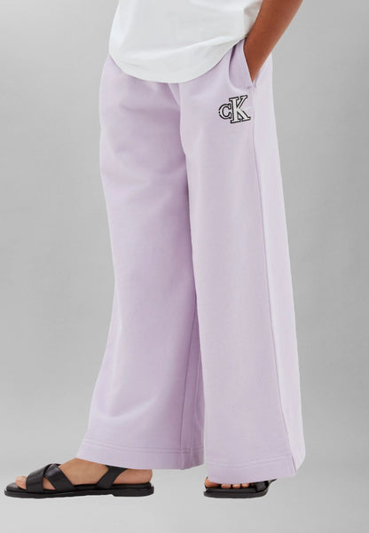 Calvin Klein pantalone sportivo da ragazza Widw Leg LVCKTJC36G VFJ orchidea