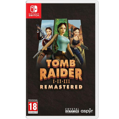 Tomb Raider 1-3 Remastered Starring Lara Croft Nintendo Switch Gioco Pal Italiano