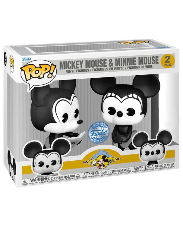 Funko Pop! Disney (2er-Pack) Mickey Maus & Minnie Maus Sonderedition Figur