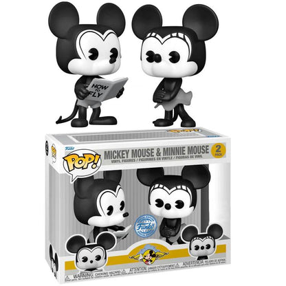Funko Pop! Disney (2er-Pack) Mickey Maus & Minnie Maus Sonderedition Figur