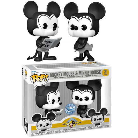 Funko Pop! Disney (2er-Pack) Mickey Maus & Minnie Maus Sonderedition Figur