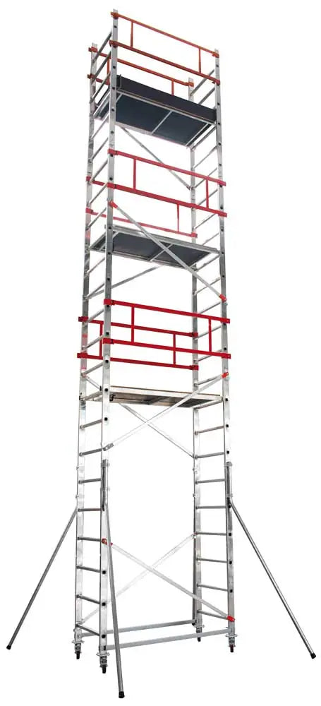 Professioneller Fahrgerüstturm aus Aluminium 1,3 m – Arbeitshöhe 3,30 m