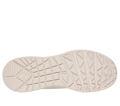Skechers scarpe sneakers donna Uno Wedge - HI Steps 177520/OFWT bianco latte