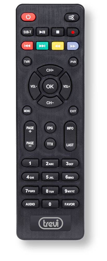 Decoder Trevi HD DVB-T2 con Funzione HEVC e Multimedia