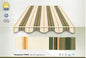 Drop awning with adjustable arms 774/62 for balconies and terraces
